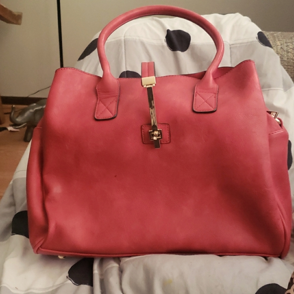 NWOT Exquisite Mellow world vegan leather "jasmine" satchel purse, Beautiful … - Picture 3 of 8